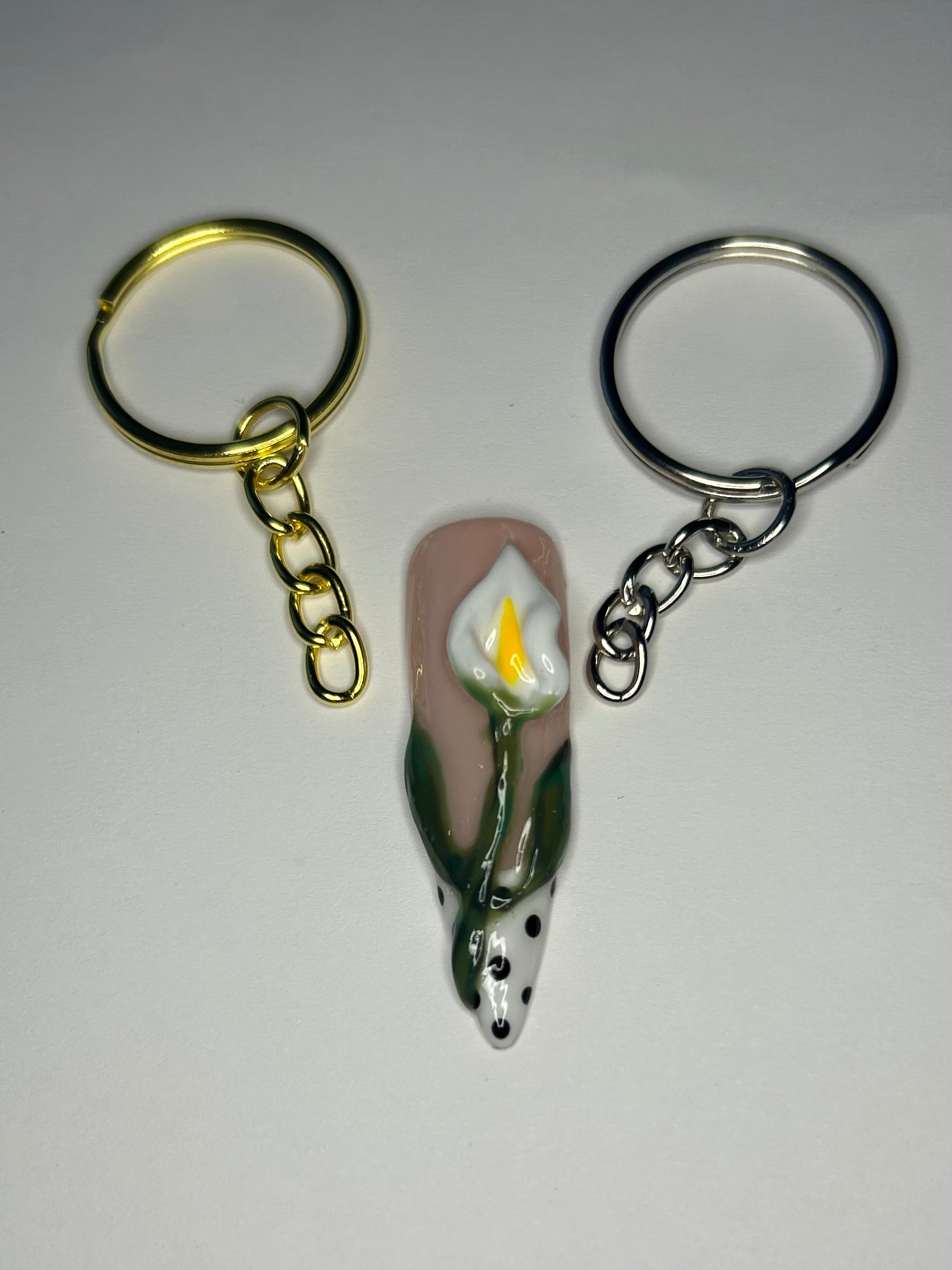 Porte-clés fleur